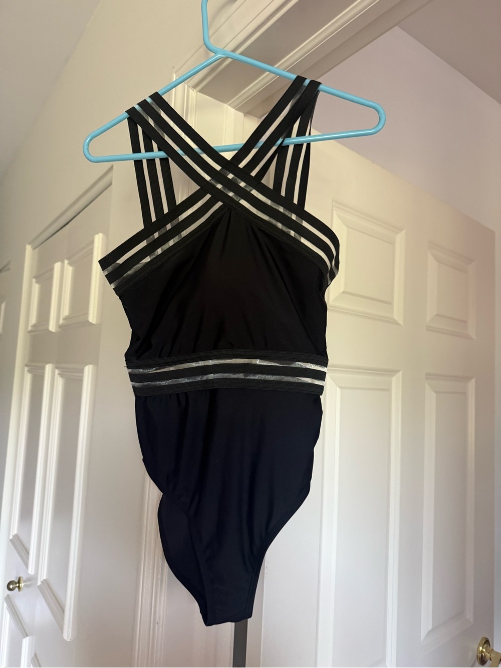 Jordan Black Womens One-Piece Swimsuit